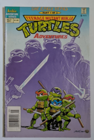 TMNTA #71 Type 1A $1.65 Cover Price Variant